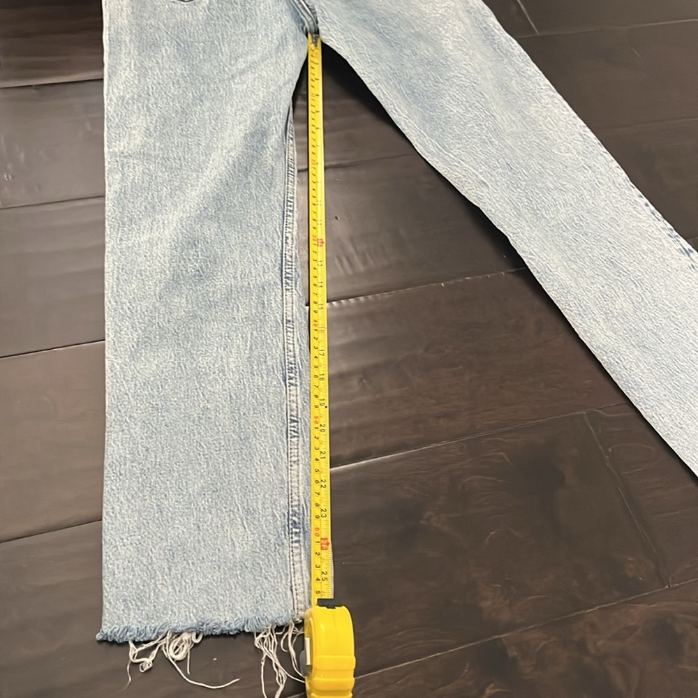 Zara High Rise Light Blue Jeans - Picture 7 of 10